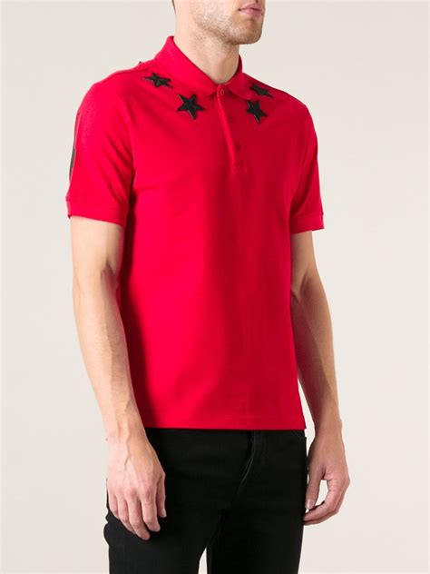 givenchy polo red|givenchy graphic crewneck t shirt.